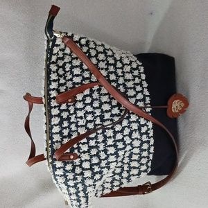 Tommy Bahama Navy Canvas Tote